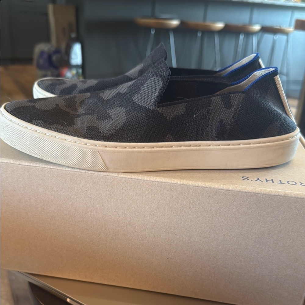 Rothy's Black Loafers Slip-On Comfort